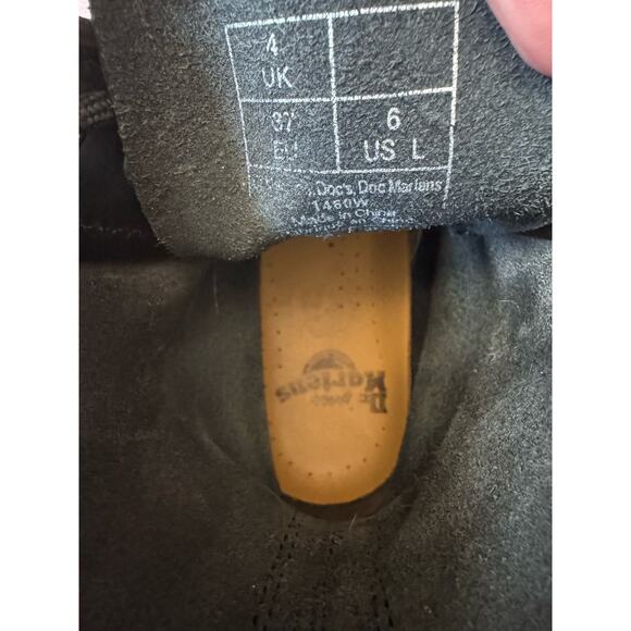 DR MARTENS 1460 Smooth Leather Lace Up Boots Black Ladies size 6 - Picture 12 of 12